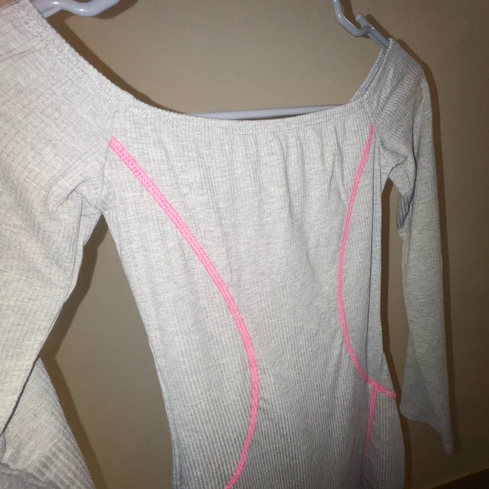Gray and Pink Jumpsuit - Picture 5 of 5